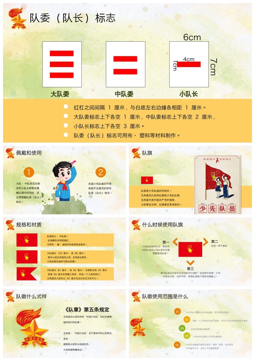 少先队主题班会PPT课件 少先队员PPT模板素材 小学班会ppt - 第2页预览