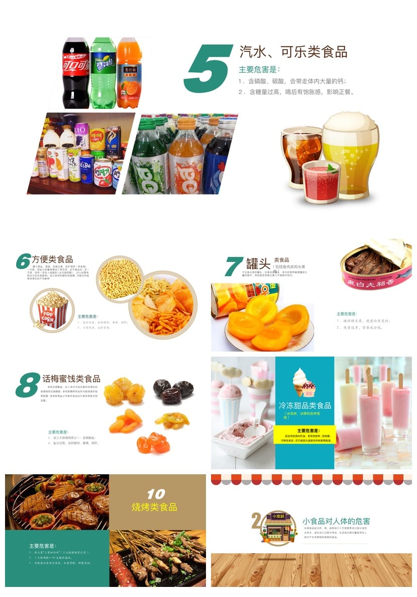 食品安全教育PPT 班会主题课件 校园安全培训资料 - 第2页预览