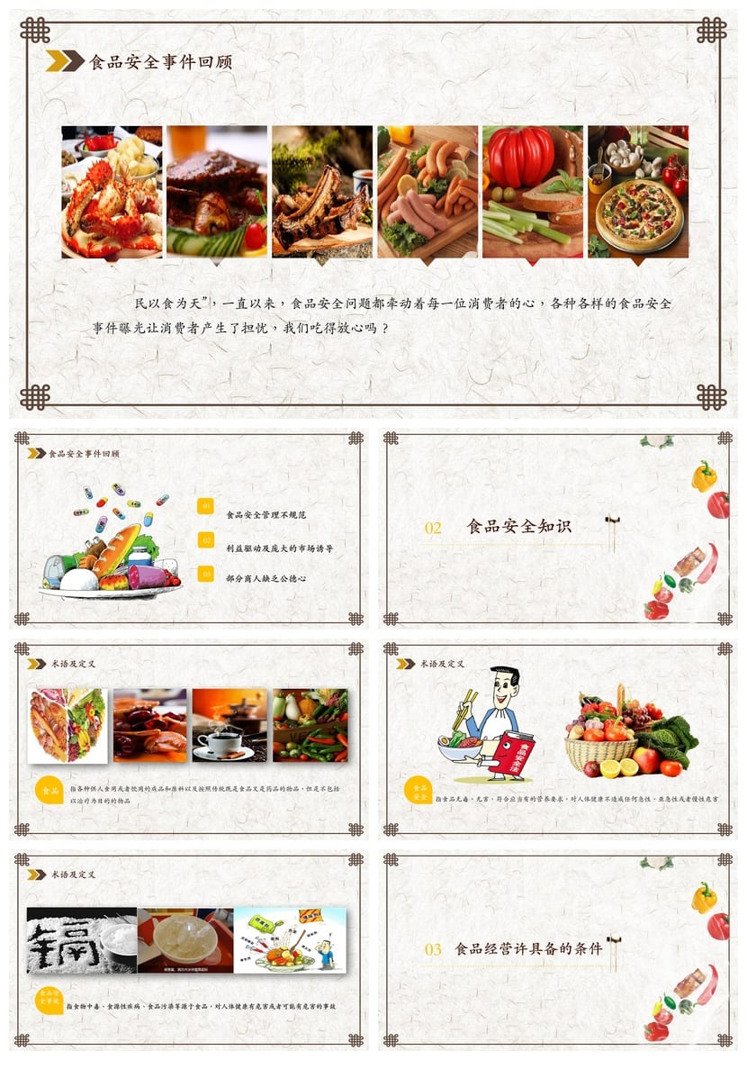 食品安全教育PPT 主题班会课件 食品安全知识培训资料 - 第2页预览