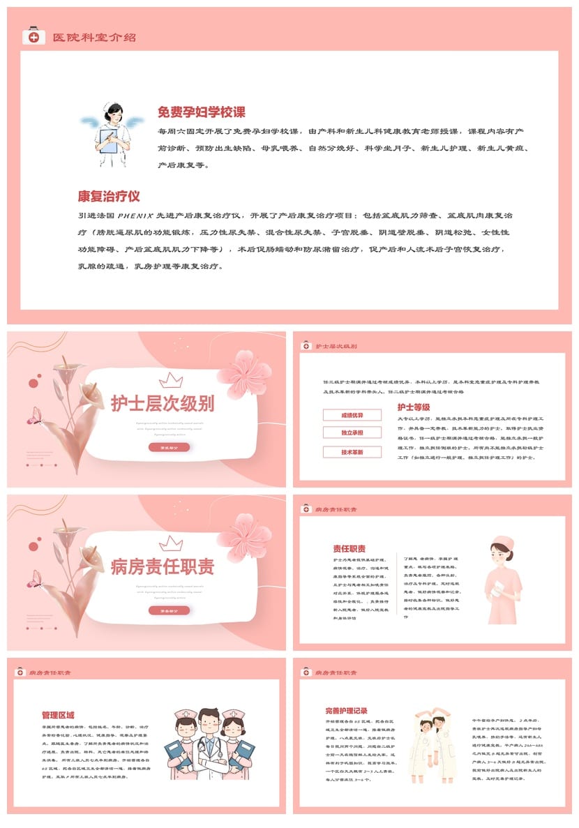 护士护理工作总结PPT模板 年终汇报素材 医护述职竞聘课件 - 第2页预览