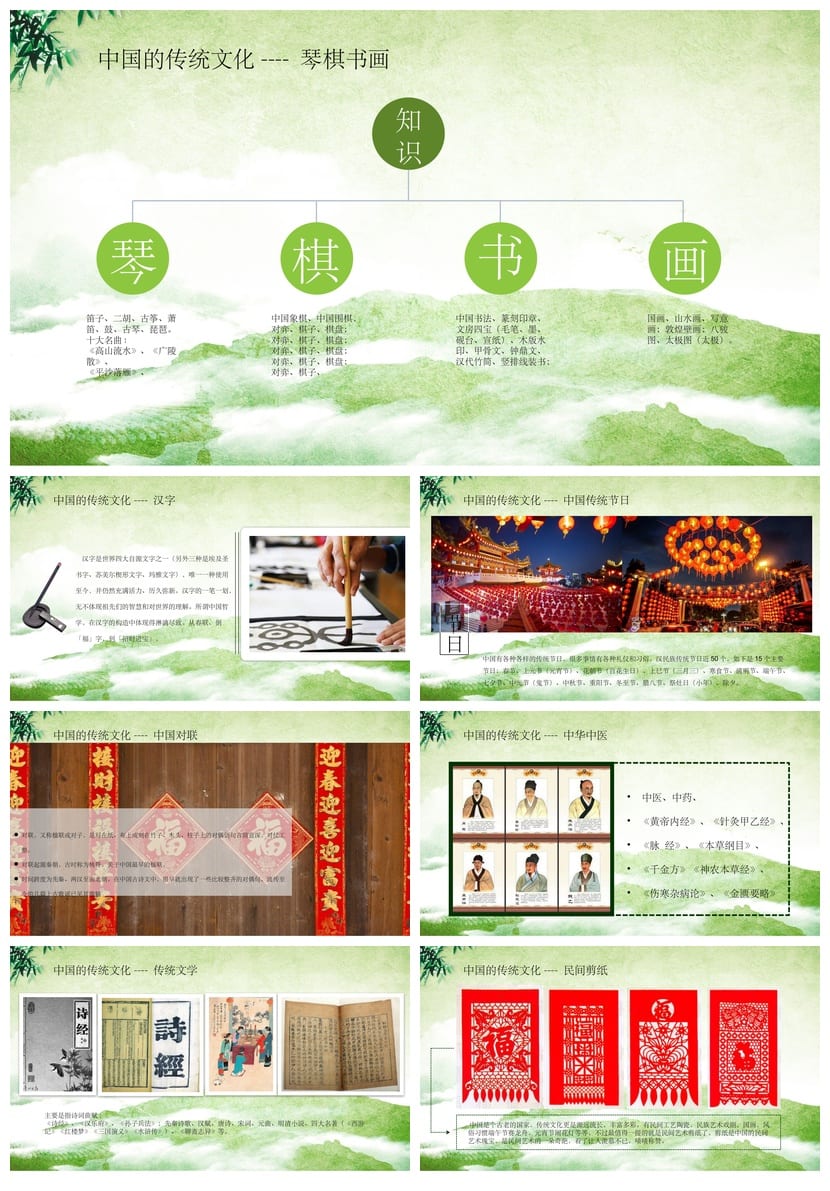 传统文化主题班会PPT课件 传统节日节气文化教学课件PPT电子版 - 第2页预览