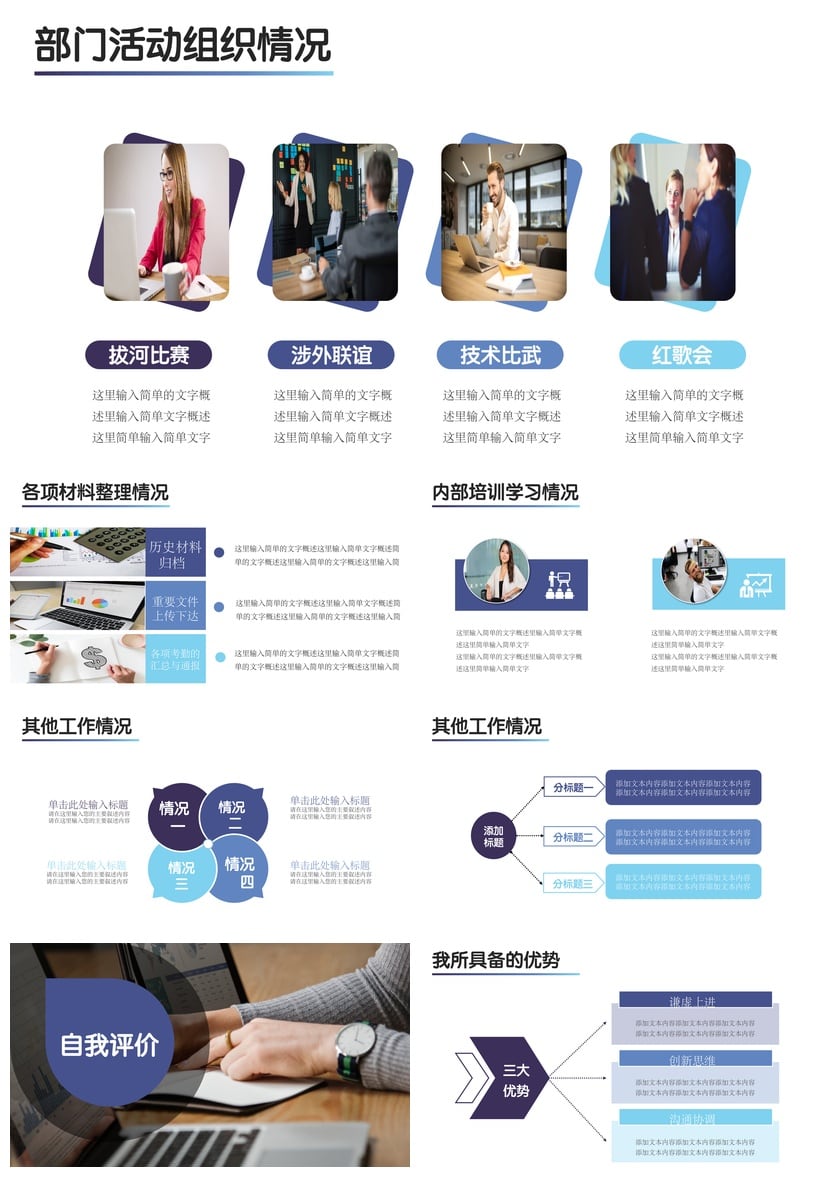 转正述职PPT模板 个人转正报告PPT素材 市场部转正汇报PPTX - 第2页预览