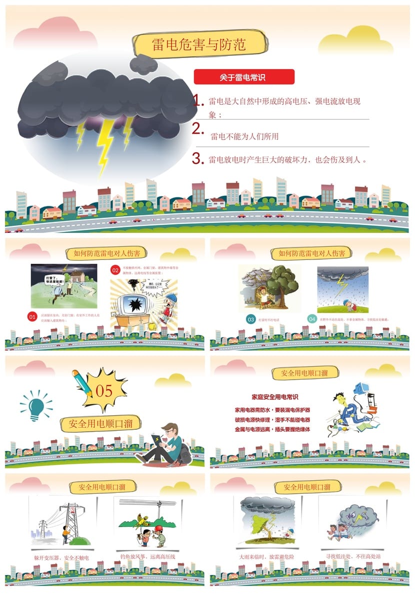 安全用电主题班会PPT课件 中小学生用电安全教育班会设计素材 - 第4页预览