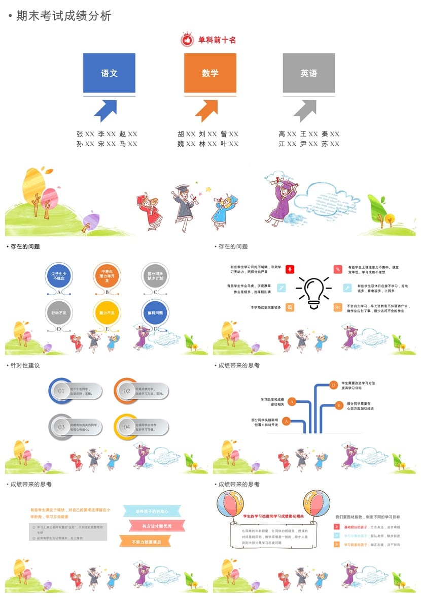 一年级家长会PPT课件 小学主题班会PPT模板 家长会ppt素材 - 第2页预览