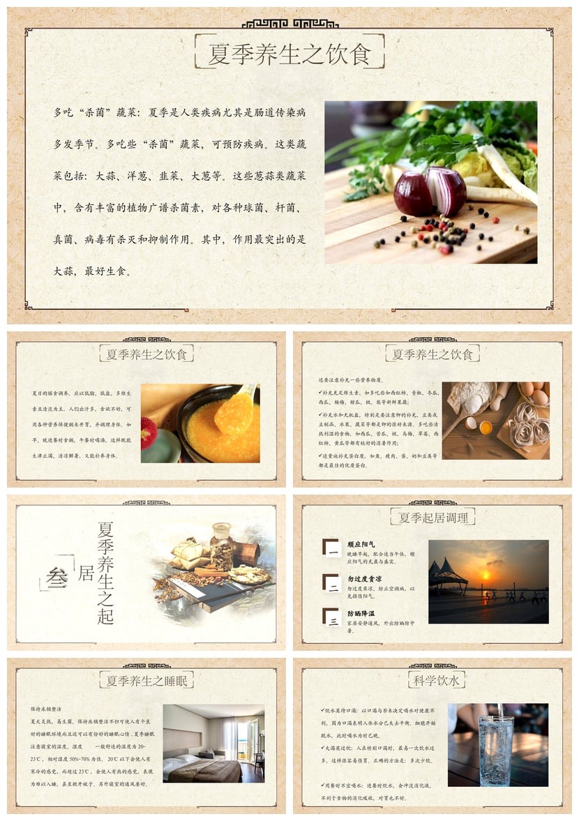 中医养生PPT模板 健康讲座培训课件素材 中医药文化主题幻灯片 - 第3页预览