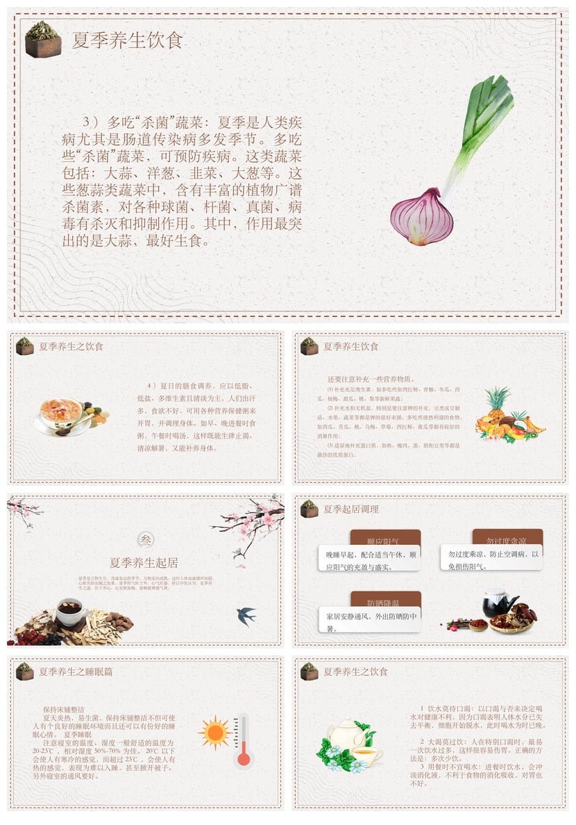 中医养生PPT模板素材 健康管理知识讲座培训课件走向健康人生指南 - 第3页预览