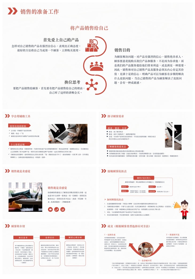 企业销售话术技巧培训PPT模板 沟通成交实战经验素材 - 第3页预览