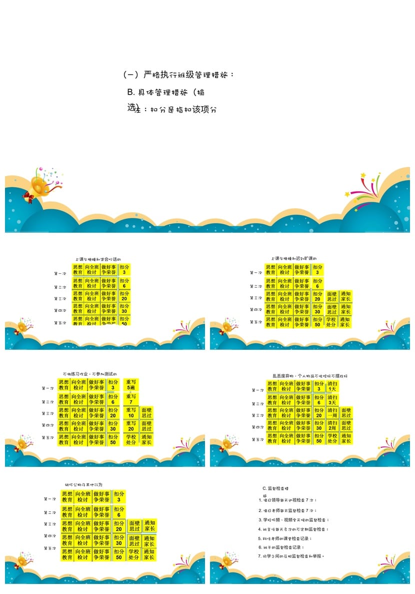 班级建设PPT模板 班会文化展示主题素材班级文化建设展示汇报模板 - 第5页预览