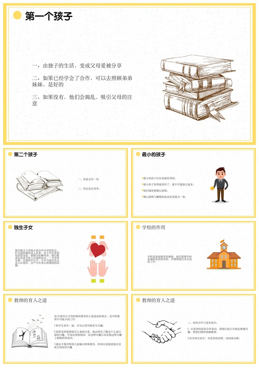 《自卑与超越》PPT模板 读书报告素材  - 第5页预览