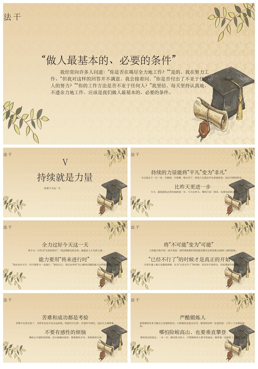 《干法》读书PPT模板 稻盛和夫阿米巴经营模式素材课件 - 第4页预览