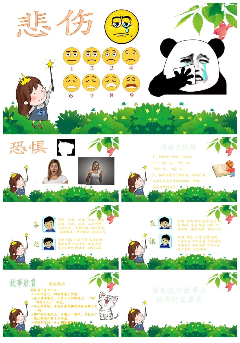 情绪管理主题班会PPT 我的情绪我做主心理健康教育课件 - 第2页预览